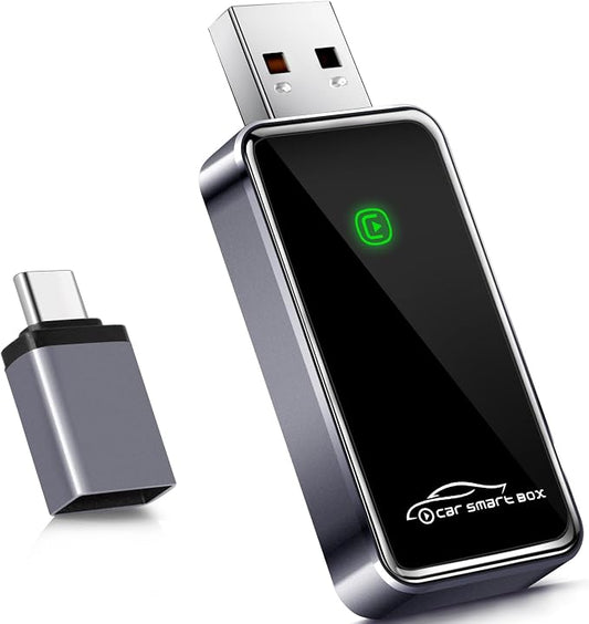 Wireless CarPlay Adapter for iPhone – Converts Wired to Wireless CarPlay Dongle by CarTrunkOrganizer