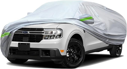 TUCAREST 6-Layers Premium Heavy Outdoor Pickup Full Car Cover Hard Shell Zipper by TUCAREST