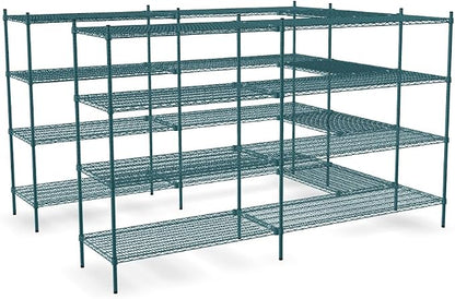 NSF 7' x 9' Walk-in 4-Tier Shelving Unit Kit by Zedfire