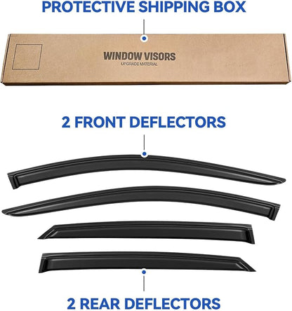 Window Visors Rain Guards Shield - Image 5