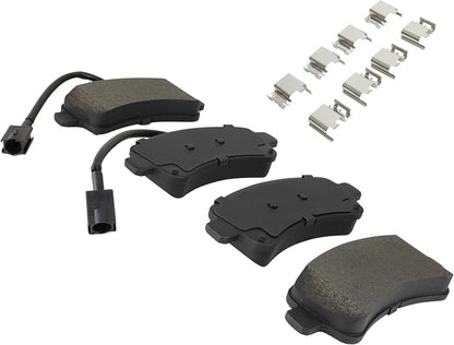 Premium Semi-Metallic Rear Brake Pads Compatible - Image 2
