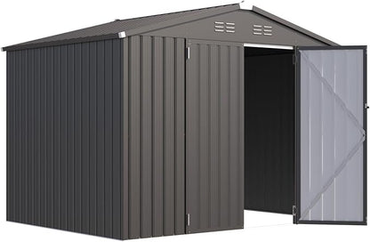 AECOJOY Shed 8' x 6' Metal Storage Shed - Image 7