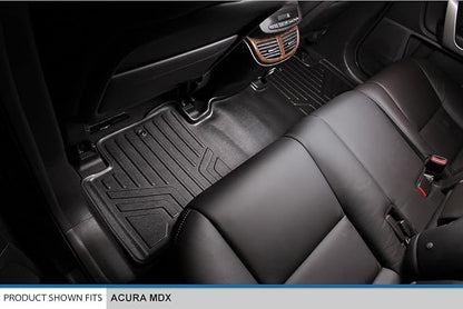 SMARTLINER Custom Fit Floor Mats 2 Row Liner Set - Image 4