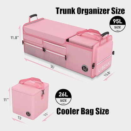 LIBZAKI Oversize 4 in 1 Car Trunk Storage Organizer - Image 6