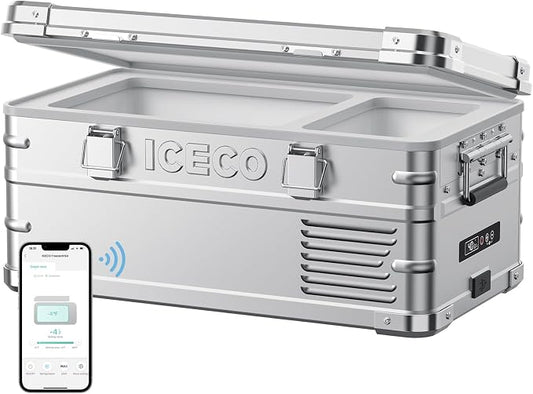 ICECO APL20 12 Volt Car Refrigerator, 21 Qts Light Duty Aluminum 12V Portable by ICECO