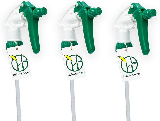 Spray Bottle Nozzle Replacement, Bottle Tops Only by HeluvaGreen