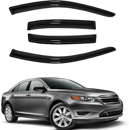 4pc Sun Rain Guards Window Visor Wind Deflector Compatible - Image 5