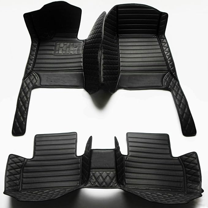 Custom All-Weather Protection Luxury Leather Floor Mats - Image 2