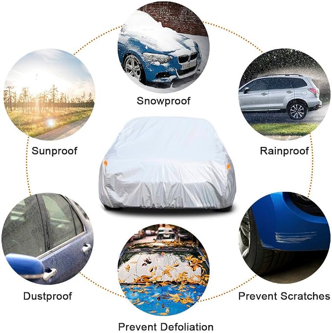Kayme 6 Layers SUV Car Cover Custom Fit - Image 5