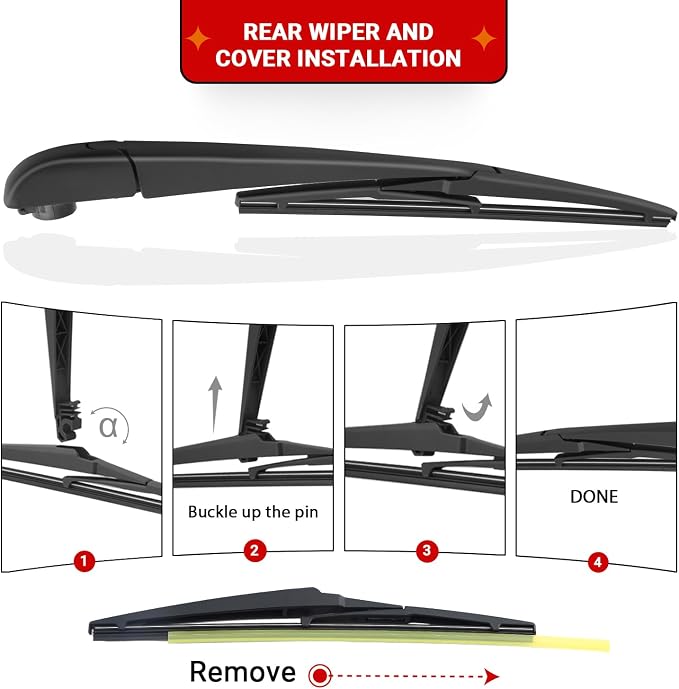Windshield Wiper Blade Set Replacement - Image 7