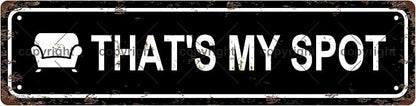 THAT'S MY SPOT Space Vintage Metal Tin Street Sign Bar Cafe Garage Cave Home by Unknown