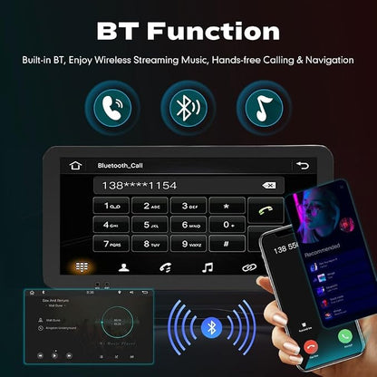 Kunfine Car CarPlay Android Auto Navigation Stereo GPS Radio Reverse Camera - Image 7