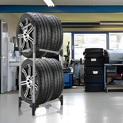 Hershii Tire Storage Rack Standing Garage Storage Shelf Organizer - Image 6