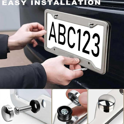 1Pcs Moon and Forest License Plate Frame - Image 6