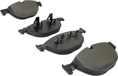 Premium Semi-Metallic Front Brake Pads Compatible - Image 2
