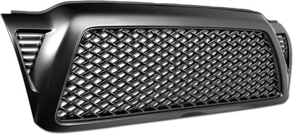 Matte Black Dragon Mesh Front Hood Bumper Grill Grille Gurad Guard ABS by Topline_autopart