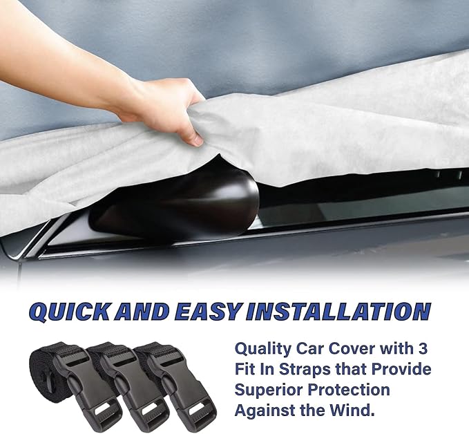 iCarCover Premium Car Cover for 1975-1981 Chevy Monza Coupe Heavy Duty - Image 8