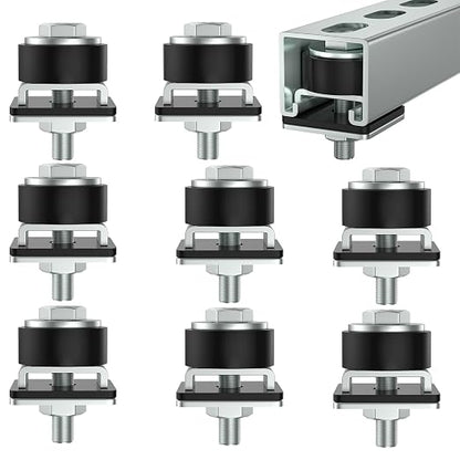 SKTREX Anti-Skid designTrolley Roller Wheels Limit Trolley Assembly Positioning by SKTREX