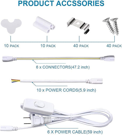 8FT LED Shop Light Fixture - 150W 19000LM - Image 7
