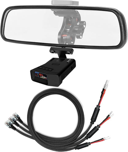 Radar Detector Rearview Mirror Mounting Bracket, 13.8" Radar Detector Hard Wire by Unknown