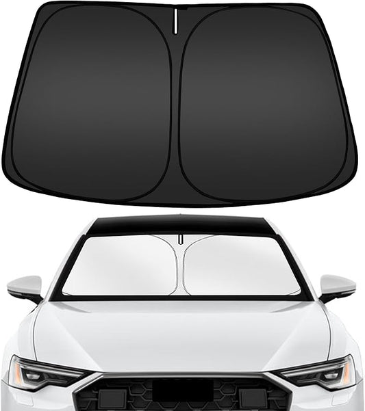 ARISMOTOR Windshield Sun Shade for Audi A6 2019-2025, Custom Fit Foldable Front by ARISMOTOR