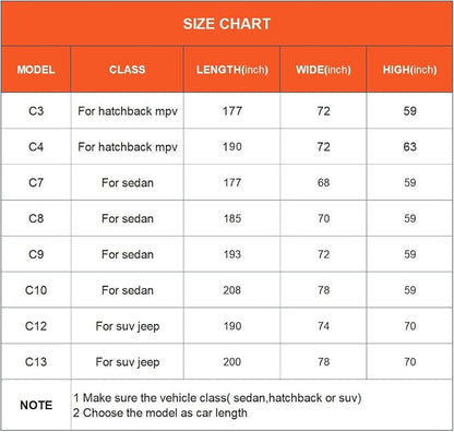 Kayme Hatchback Car Covers Waterproof All Weather, Sun Uv Rain Protection - Image 6