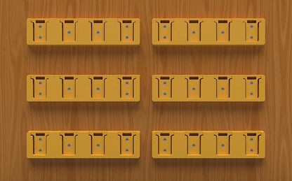 Battery Rack Compatible with DeWalt 20V Battery Holder, Mount 4 Slot Bulk - Image 6