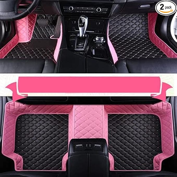 Custom All-Weather Protection Luxury Leather Floor Mats by JTXWANG