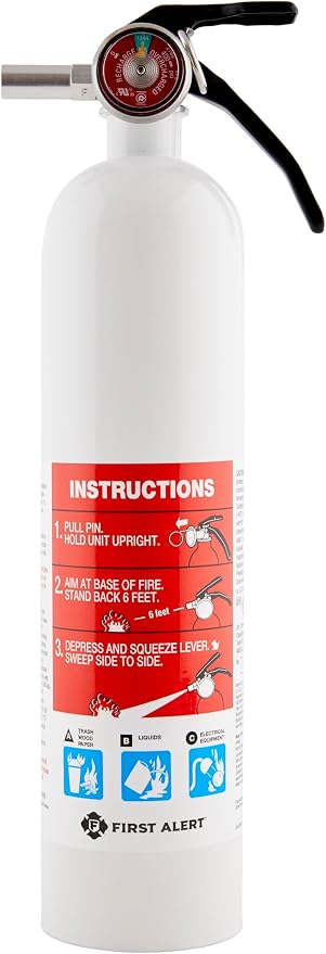 First Alert Marine1 Fire Extinguisher, UL Rated 1-A:10-B:C, FE1A10GR - Image 2