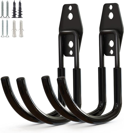 Garage Storage Utility Hooks，Garage Garden Tool Organizer，Steel Wall Mount Hooks by GeeWatom