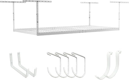 SafeRacks 4x8 Overhead Garage Storage Rack Heavy Duty by SafeRacks