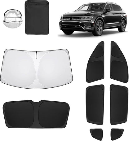8pcs Car Window Shades for Volkswagen VW Tiguan 2018-2023 Accessories, by Unknown