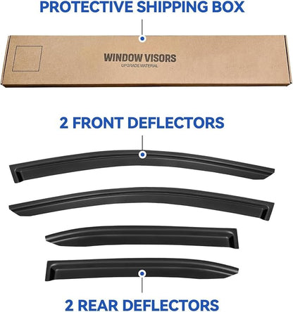 Window Visors Rain Guards Shield - Image 5