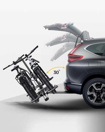 KYX 220 lb Hitch Mounted E-Bike Rack, 2-Bike Rack Platform Style - Image 3