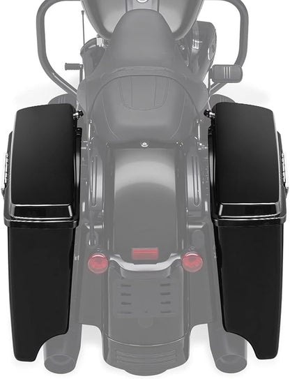 XFMT Motorcycle Stretched Saddlebags 5" Extended Hard Saddle Bags - Image 3