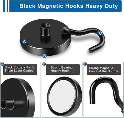 LOVIMAG Magnetic Hooks, 100lbs Magnetic Hooks - Image 3