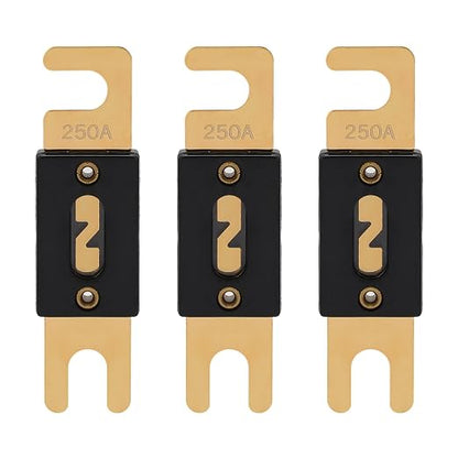 250A ANL Fuse 250 Amp Inline Blade Fuses 32V by VEXUNGA