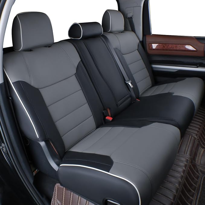 EKR Custom Fit Tacoma Leather Car Seat Covers - Image 4