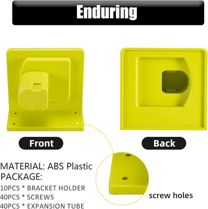 10 Pack Tool Holder Wall Mount Portable Compatible - Image 9