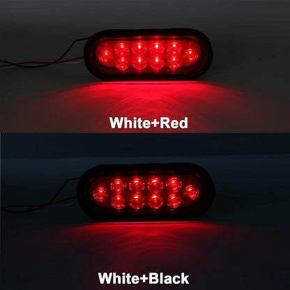 6 Inch Oval LED Trailer Tail Lights 10 LED - Image 3