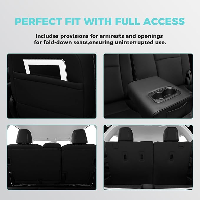 Custom Fit for Honda Pilot Seat Covers, Car Seat Protectors Full Set for Pilot - Image 6