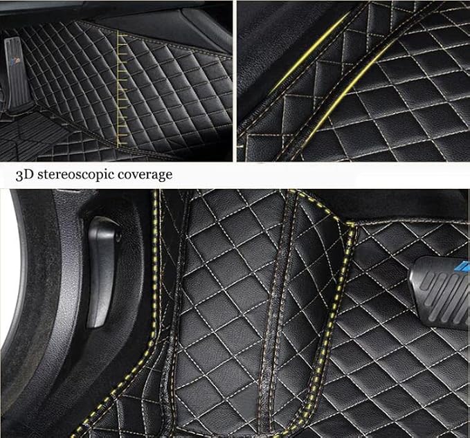 Custom All-Weather Protection Leather Car Floor Mats - Image 8
