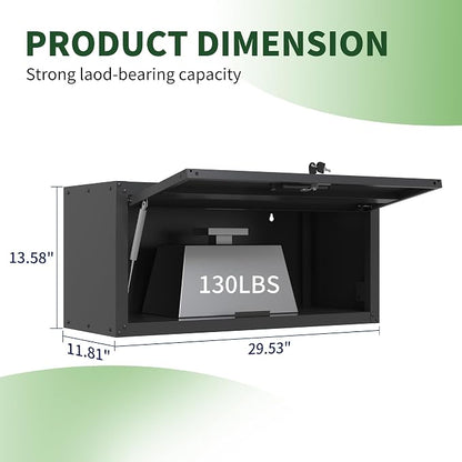 Metal Tool Cabinet, Garage Storage Cabinet System, Wall Cabinet & Locking - Image 3