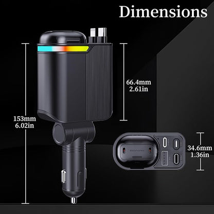 MLVOC 120W Fast Charging Car Charger - Image 9