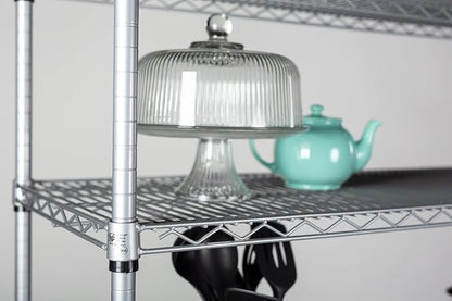Omega 30" Deep x 60" Wide x 80" High 3 Tier Gray Starter Shelving Unit - Image 5