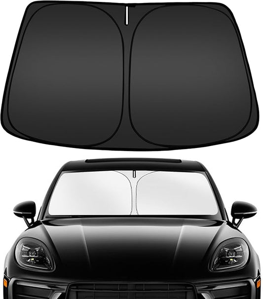 ARISMOTOR Windshield Sun Shade for Porsche Macan 2014-2025 2026, Custom Fit by ARISMOTOR