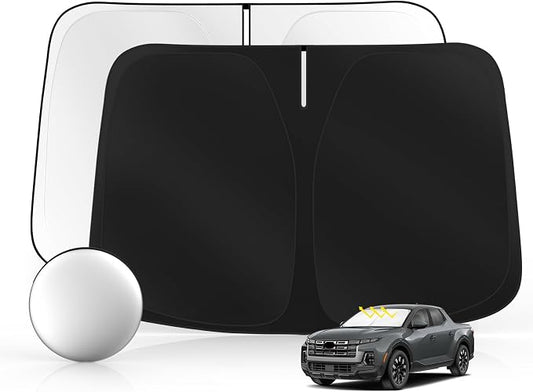 Windshield Sun Shade for H-yund-ai Santa Cruz 2022-2025 Foldable Sunshade by SULAGIWINDSHIELDSUNSHADE