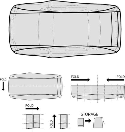 Motor Trend All Season WeatherWear 1-Poly Layer Snow proof, Water Resistant Car - Image 4