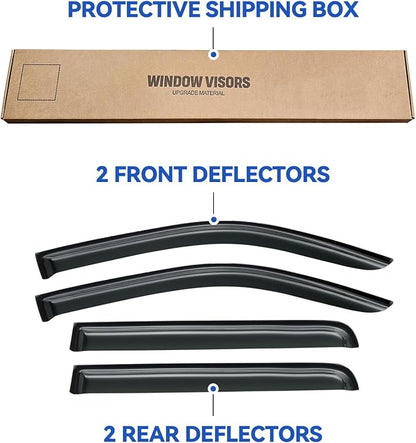 Window Visors Rain Guards Shield - Image 5