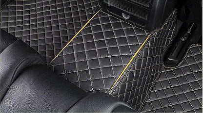 Custom All-Weather Protection Leather Car Floor Mats - Image 7